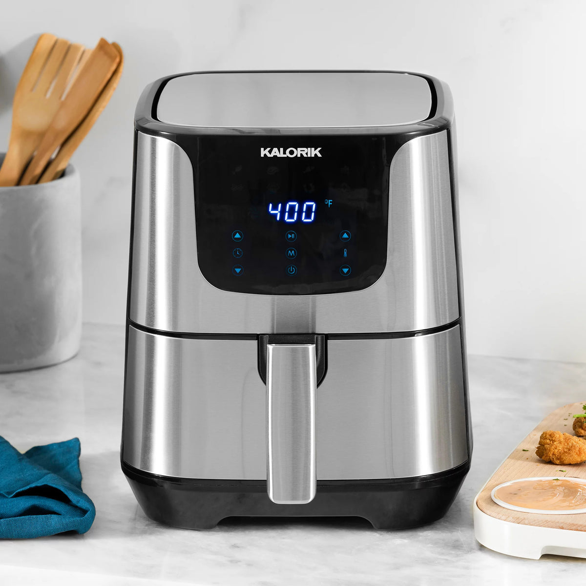 6 Quart Digital Air Fryer with Trivet H315067