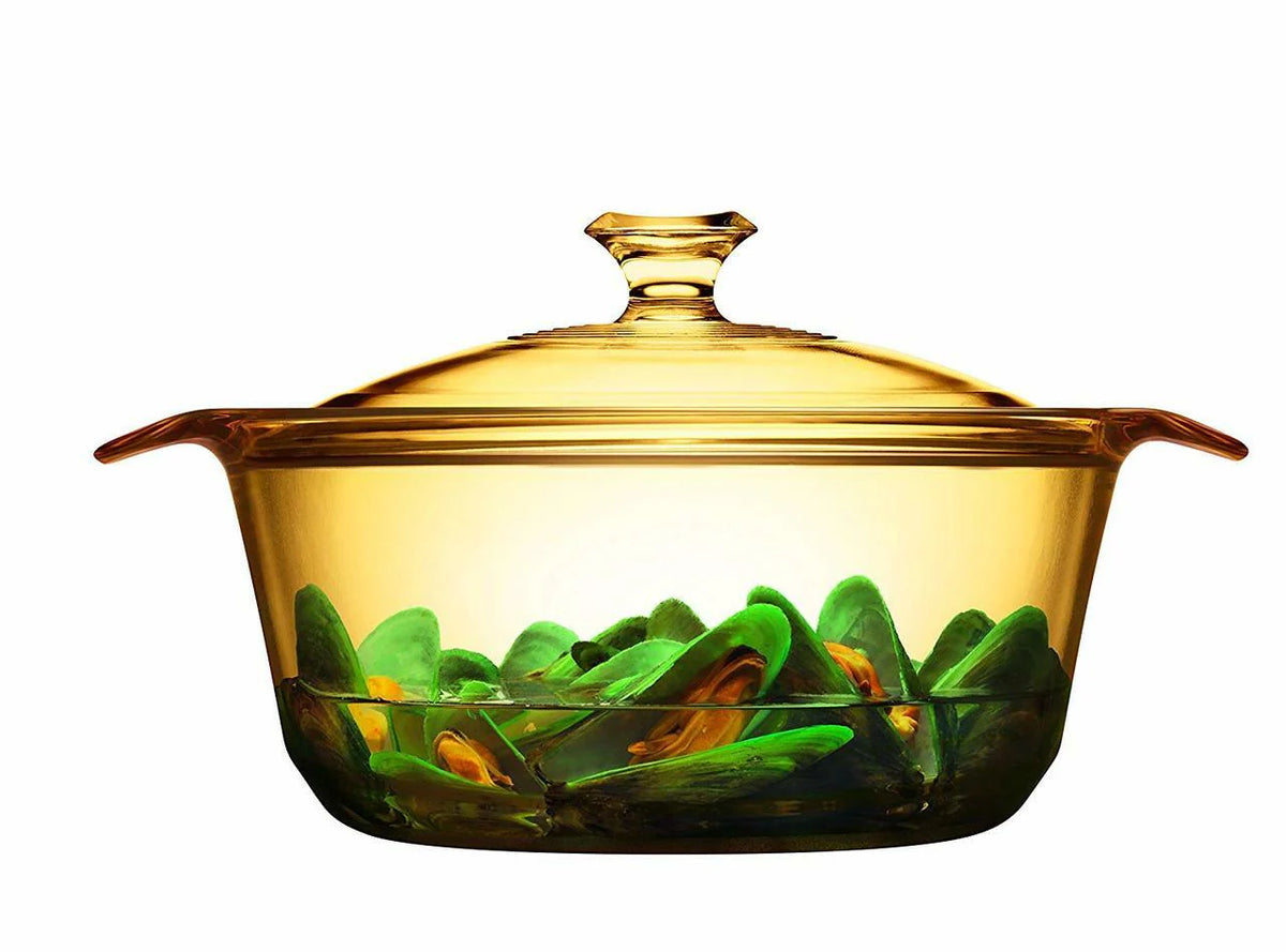 2.8L Glass Casserole with Glass Cover V130303
