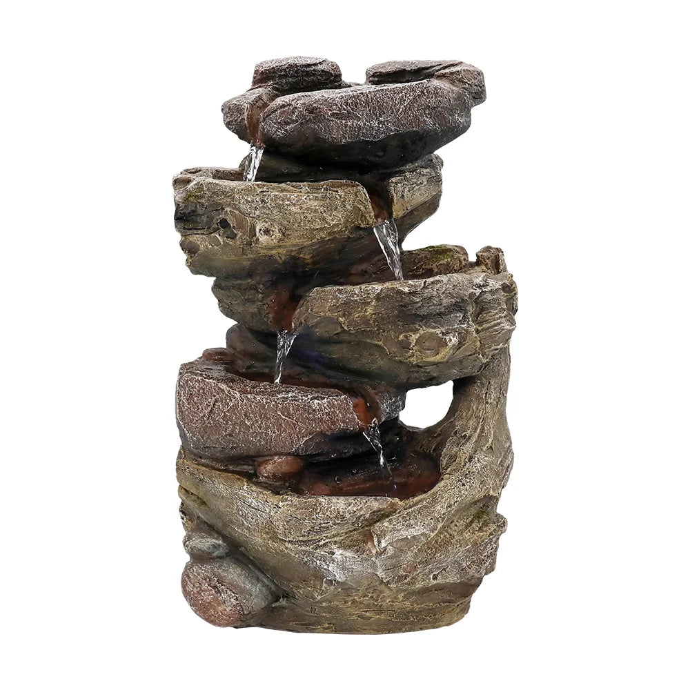 Tabletop Waterfall Fountain with Light B178580