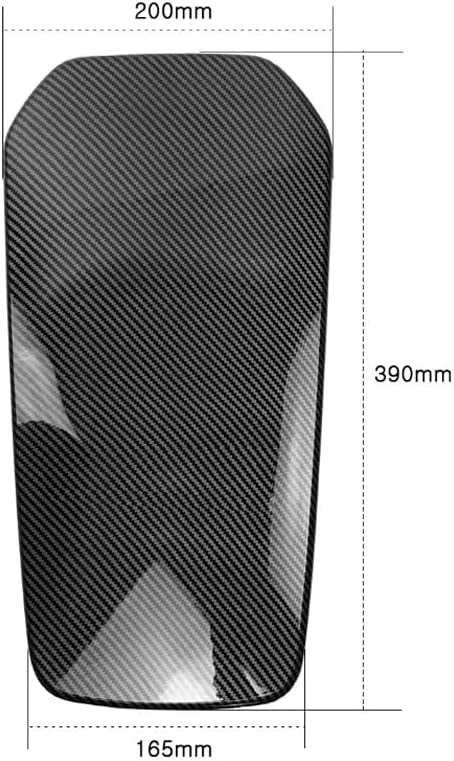 Carbon Fiber Armrest Panel Cover Trim Pack of 2 U98583