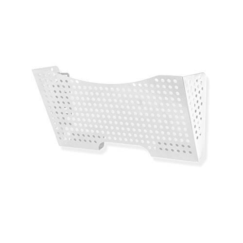 White Steel Wall File Holder Organizer L208360