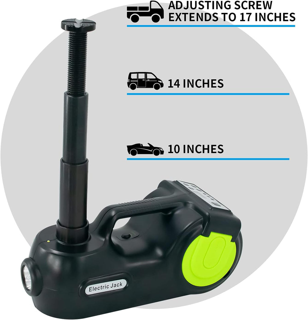 5Ton 12V Hydraulic Car Jack Kit with Impact Wrench & Inflator R820