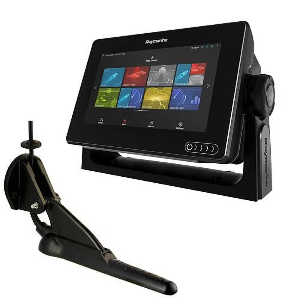 Axiom 7 DV Chartplotter DownVision Sonar with CPT100-DVS DownVision Transducer Y3421