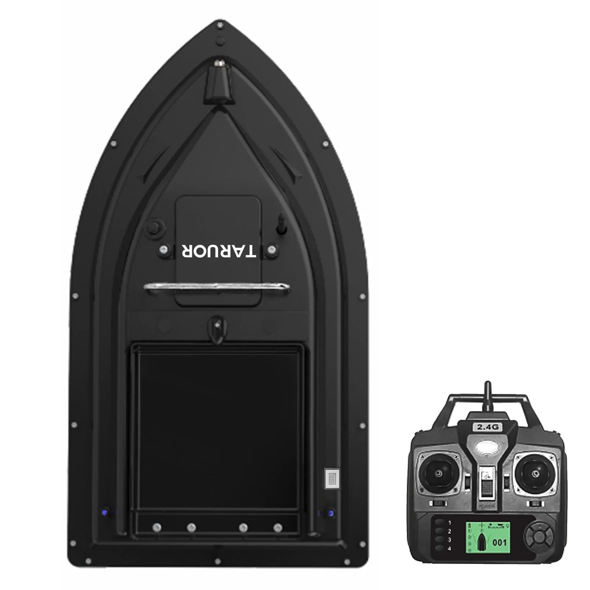 GPS Fishing Bait Boat with Large Bait Container, 400-500M Remote E23811