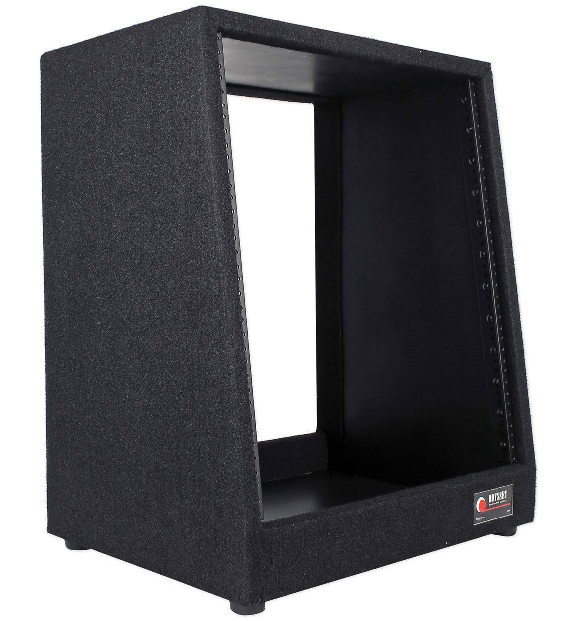 Black Angled Open Back Studio Rack Z201
