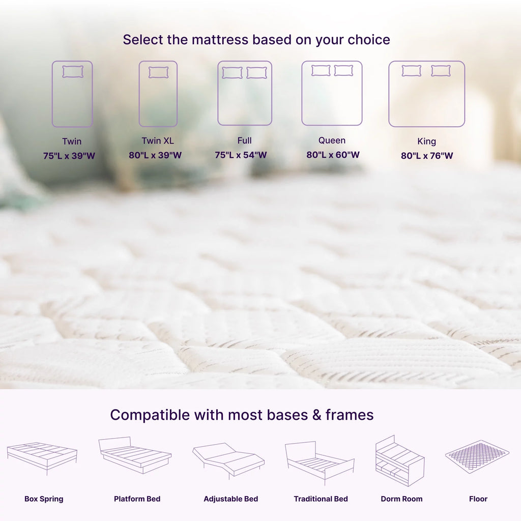 Queen Size Hybrid Memory Foam Pocket Spring Mattress X881040
