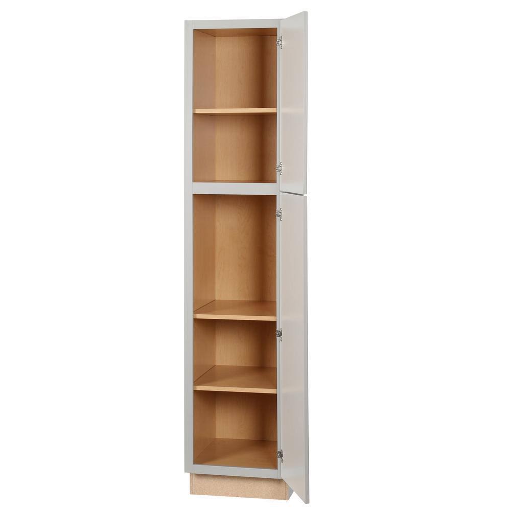 Shaker Assembled Pantry Kitchen Cabinet in Dove Gray Y7874