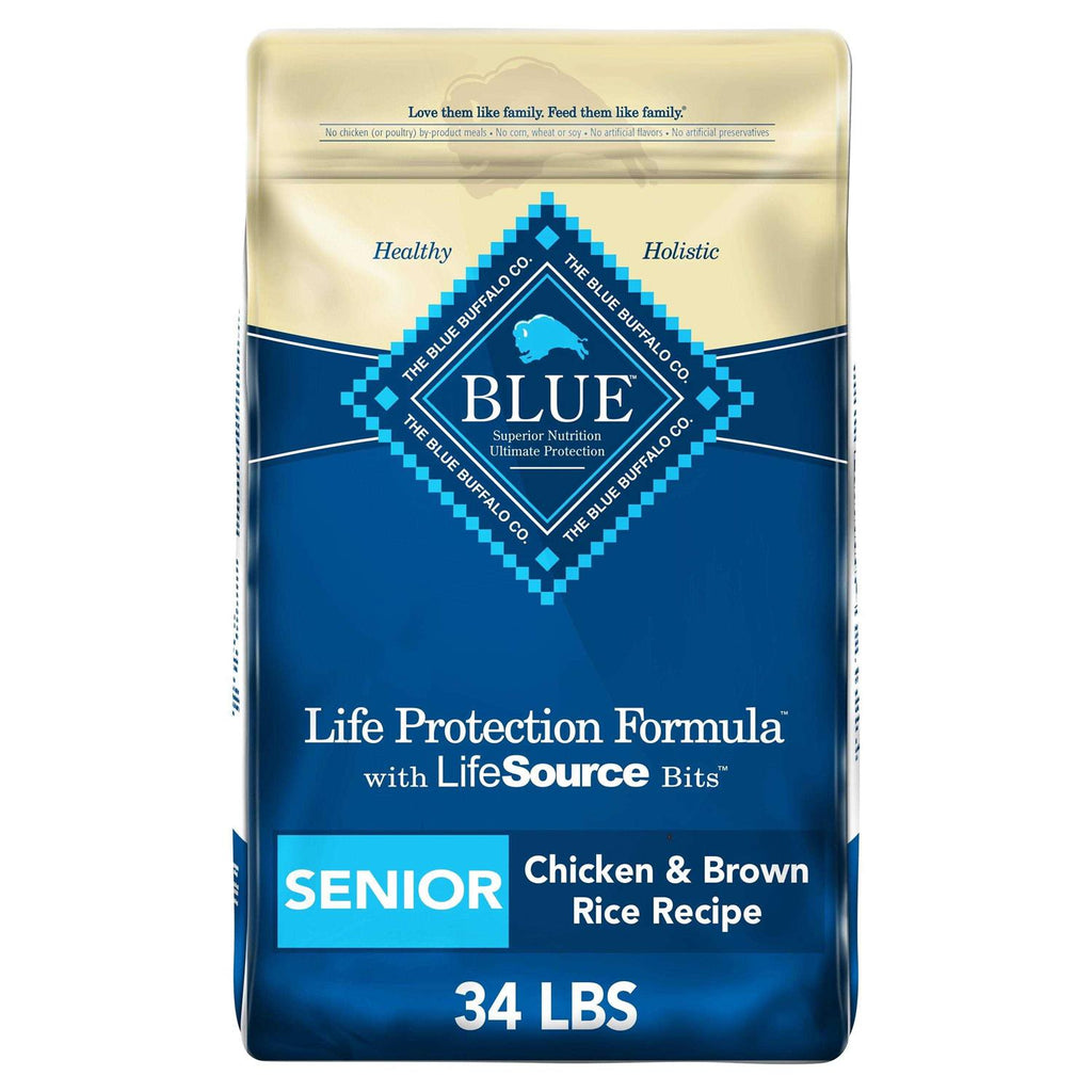 Natural Senior Chicken and Brown Rice Dry Dog Food P94218
