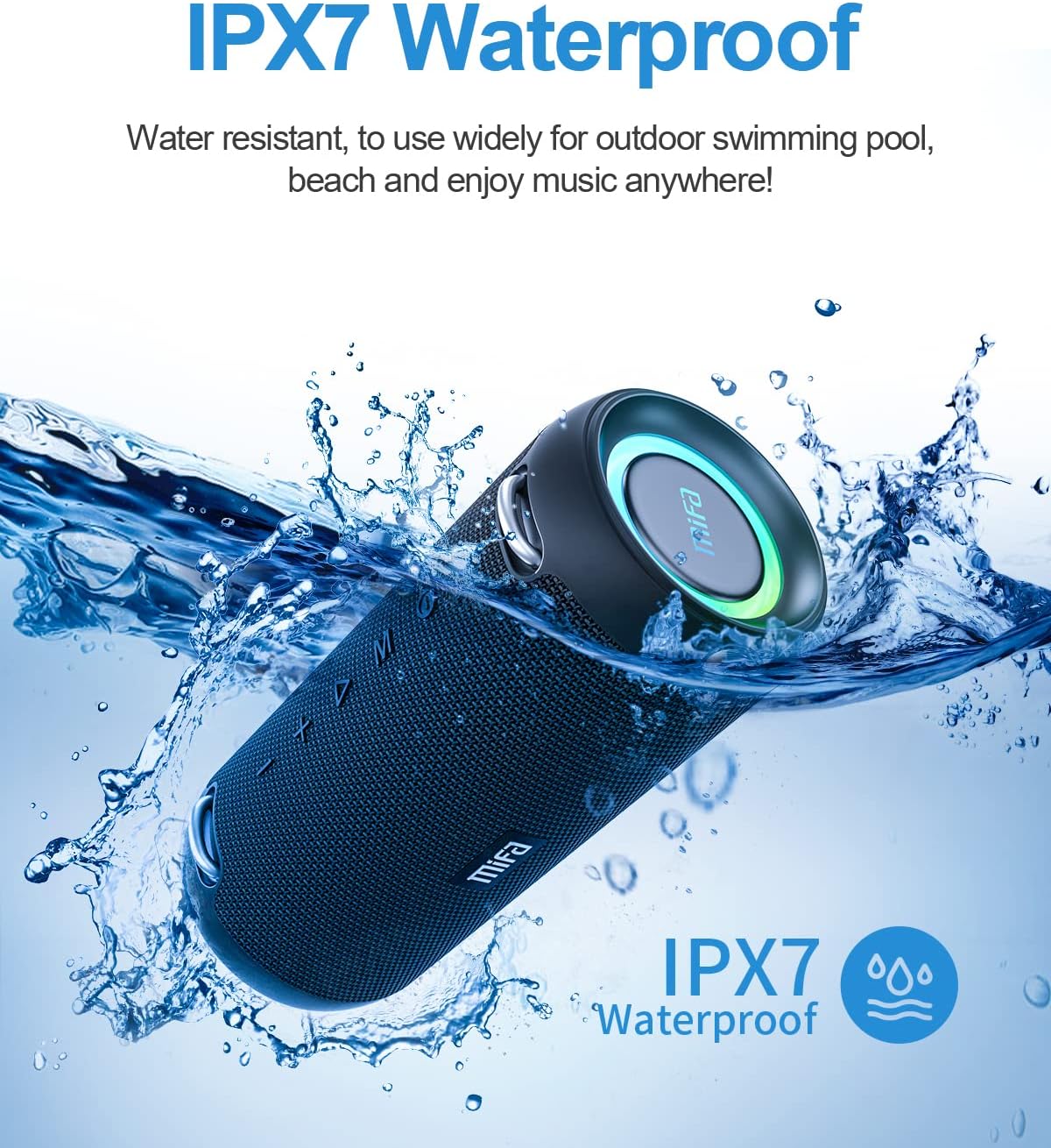 Portable Bluetooth Speaker with Protective Hardshell Case C33936