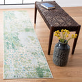 Green & Blue Runner Rug Z7205
