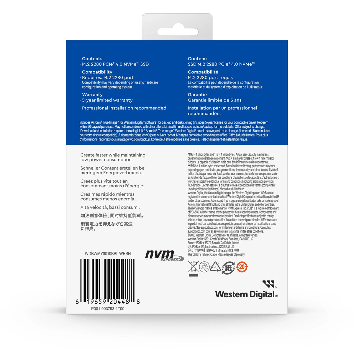 1TB NVMe Internal SSD K2734