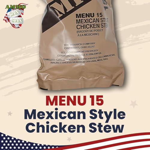 Pack of 4 MRE Emergency Food Rations J56954