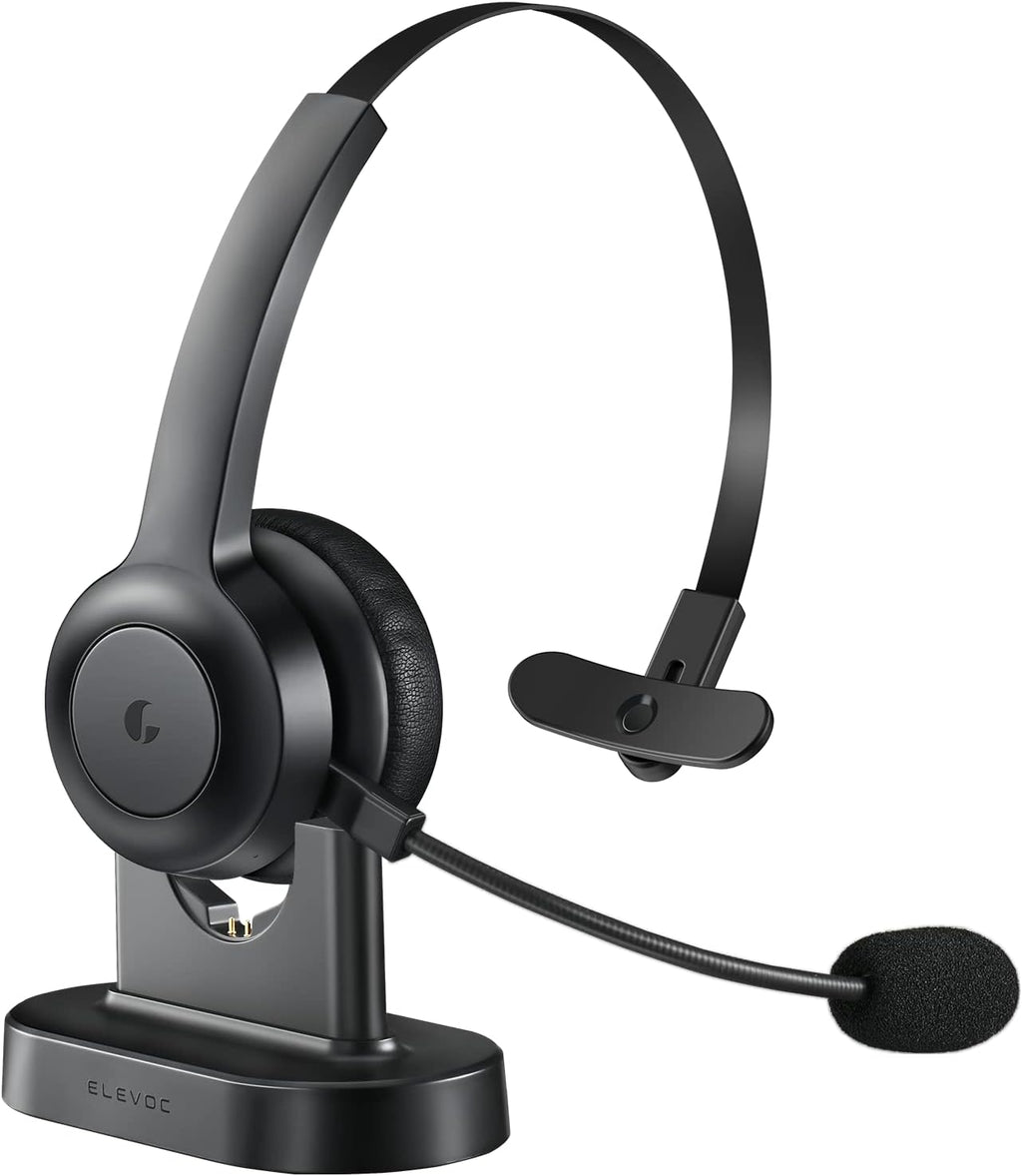 Bluetooth Headset with Microphone, AI Noise Cancelling, 35 Hrs Talk Time, Pack of 2 C271