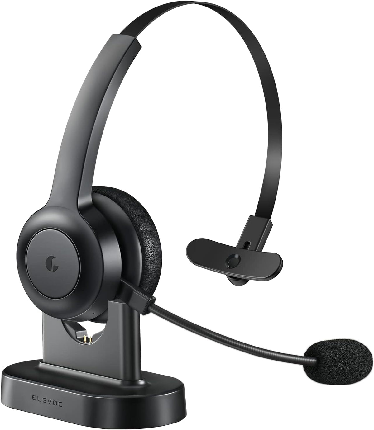 Bluetooth Headset with Microphone, AI Noise Cancelling, 35 Hrs Talk Time, Pack of 2 C271