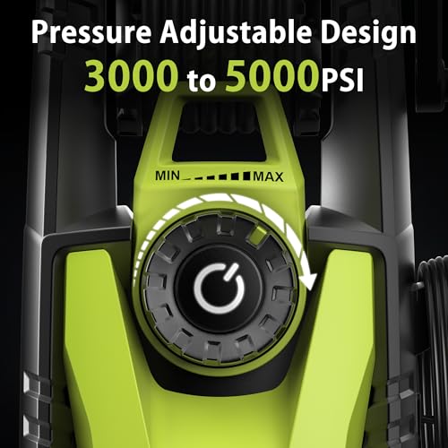 4000 PSI Electric Pressure Washer, 1900W Motor, 4 Adjustable Nozzles, 32.81ft Hose, Foam Cannon I1364
