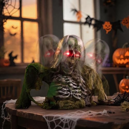 Animatronic Zombie Groundbreaker with Light and Sound X539431