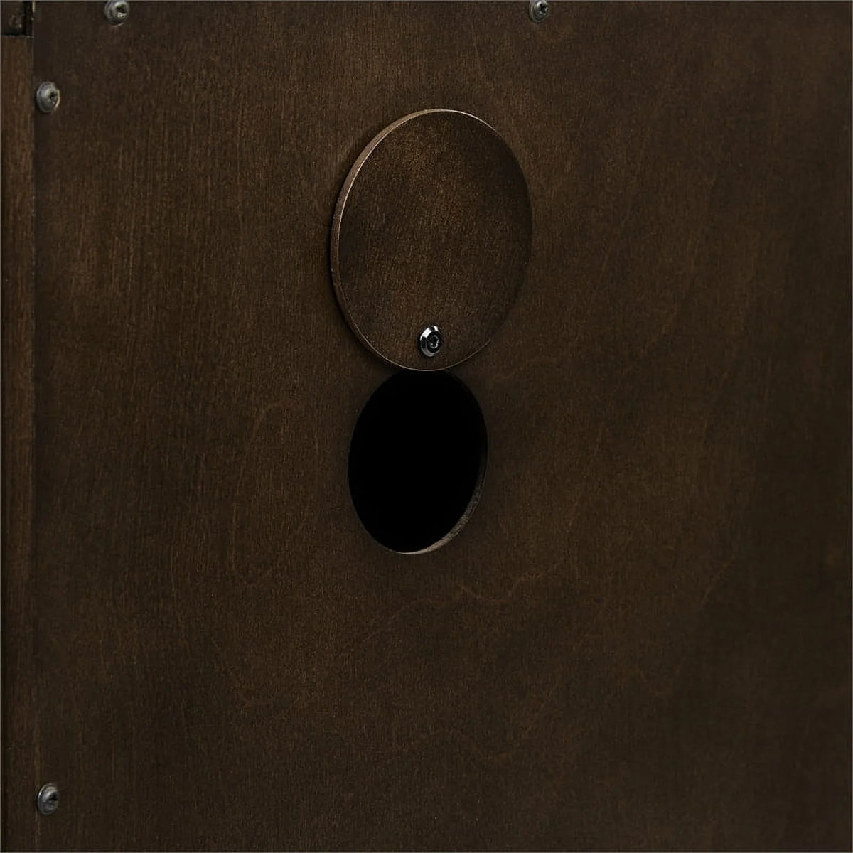 Dark Brown/Gold Wood/Steel Sideboard E3560