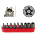 9pc Torx Star 5 Point Security Tamper Proof J6517