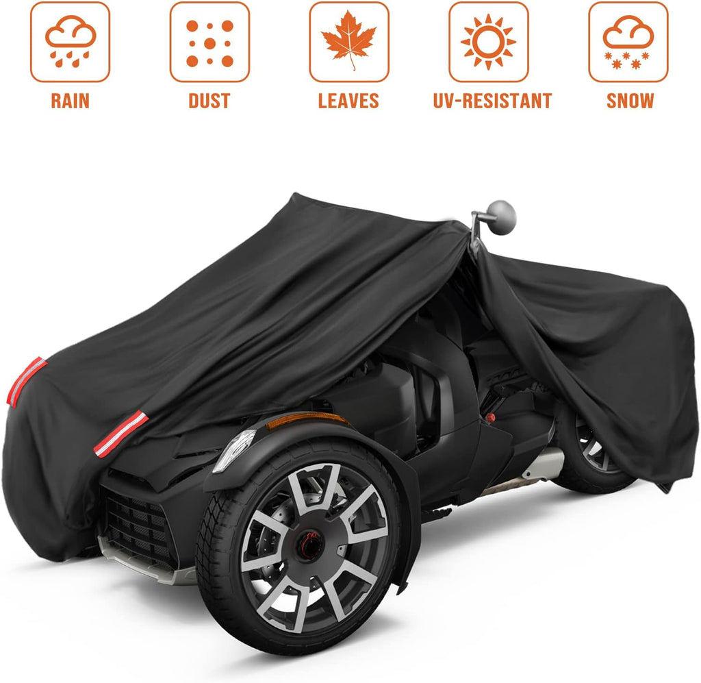 All Weather Resistant Bike Cover with Reflective Strips R8712
