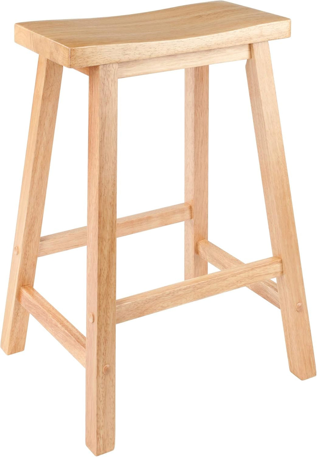 Natural Wood Drop-Leaf Kitchen Cart & Stool T5121