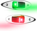 LED Navigation Side Lights, Green and Red, Stainless Steel, 12 Volts G595