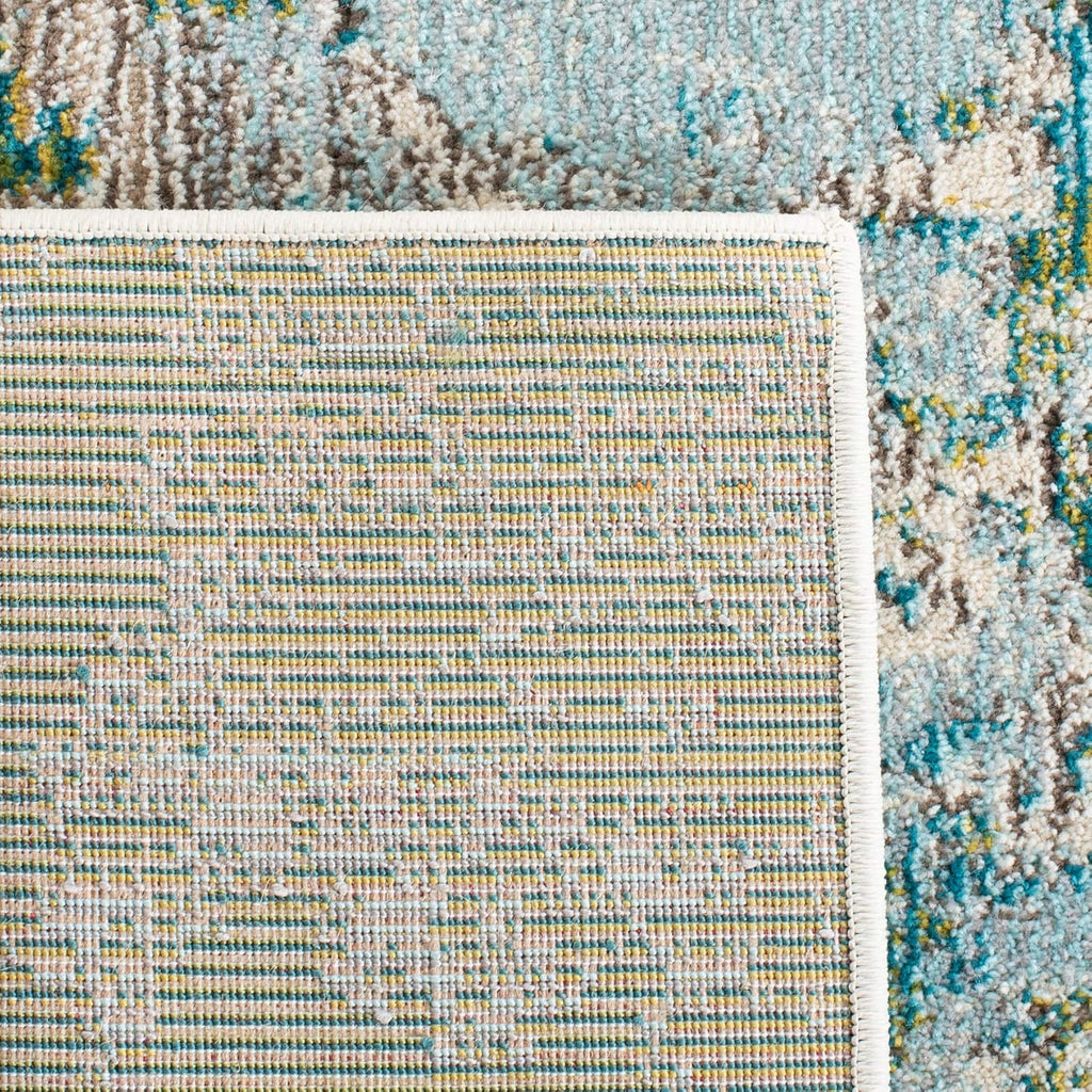 Green & Blue Runner Rug Z7205