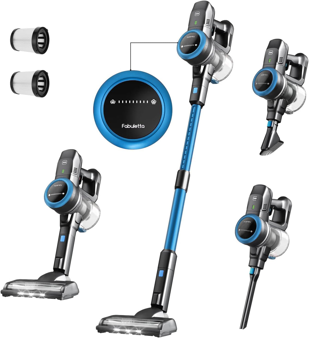 10-in-1 Cordless Vacuum Cleaner with Detachable Battery O289