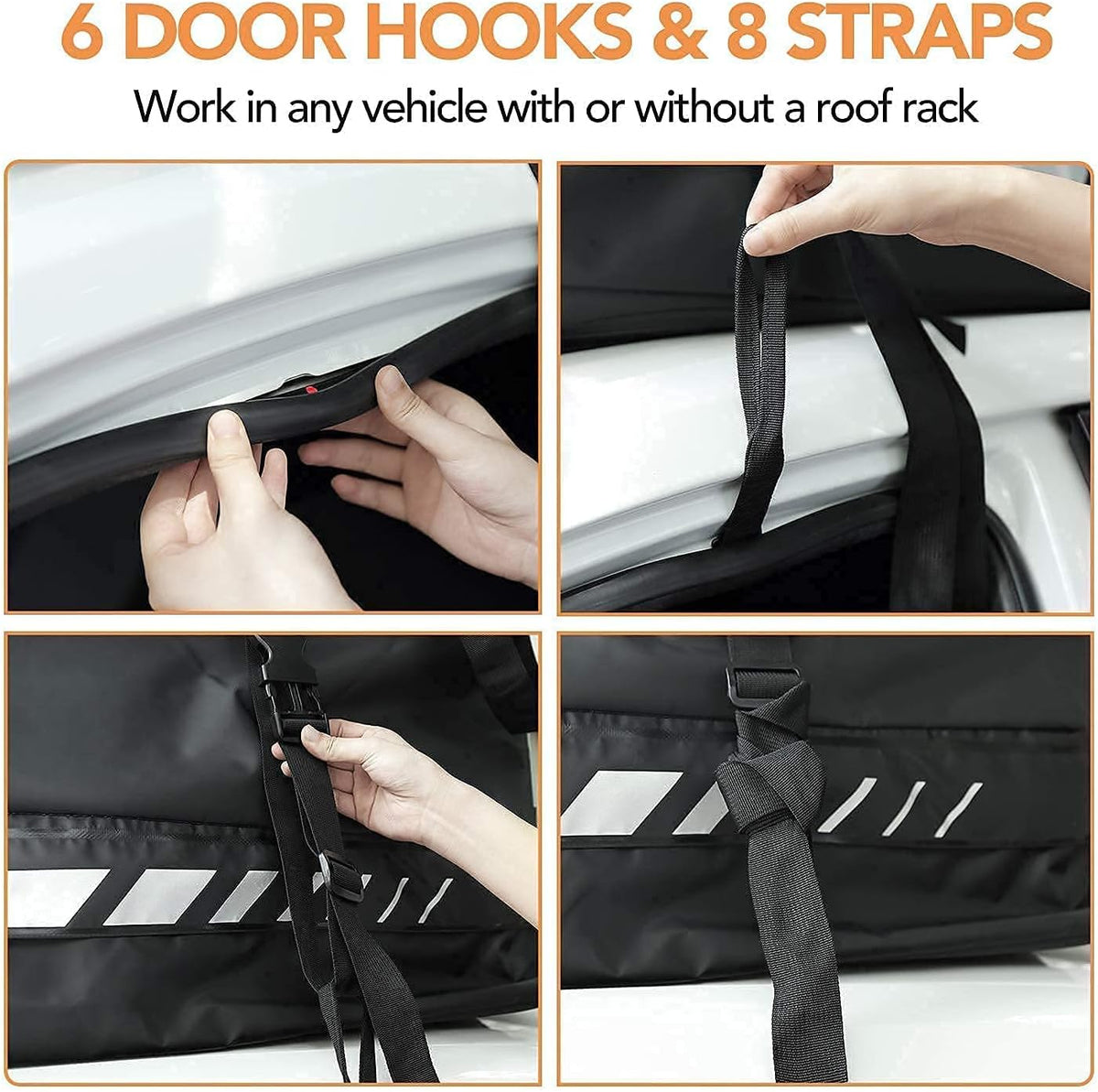 Waterproof Rooftop Cargo Carrier with Non-Slip Bottom R2357