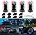 4 PCS Tire Valve Light LED Wheel Lights F10890