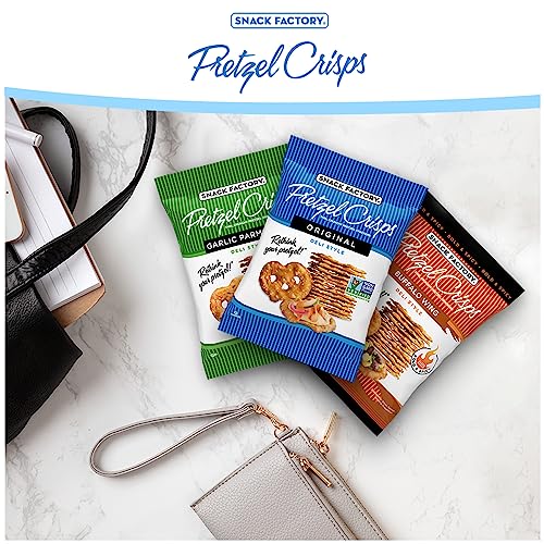 Pretzel Crisps, Non-GMO, 7.2 oz Resealable Bag (Pack of 3) T505