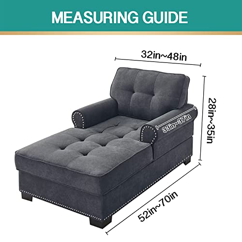 D-Copper Green Stretch Jacquard Chaise Lounge Slipcover X329761