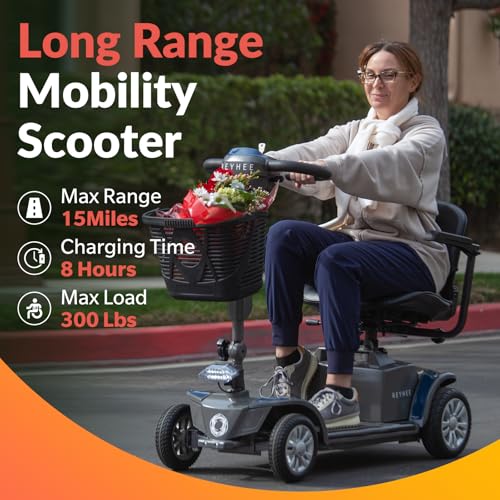 180W Electric Mobility Scooter with Height-Adjustable Seat Z957