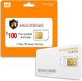 Prepaid SIM Card for GSM Alarm System C8460