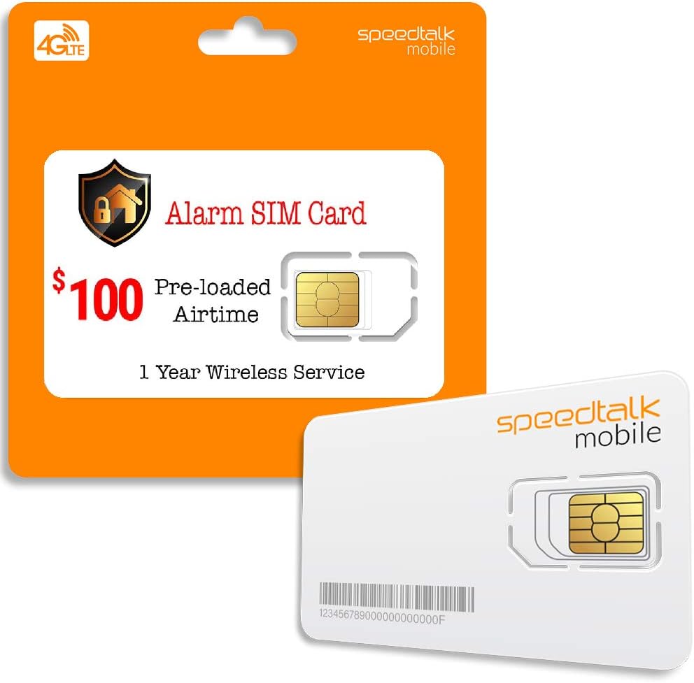 Prepaid SIM Card for GSM Alarm System C8460