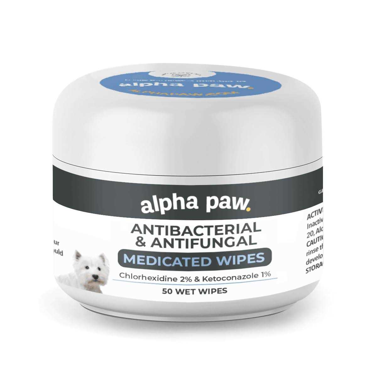 Antibacterial & Antifungal Medicated Wipes O84252