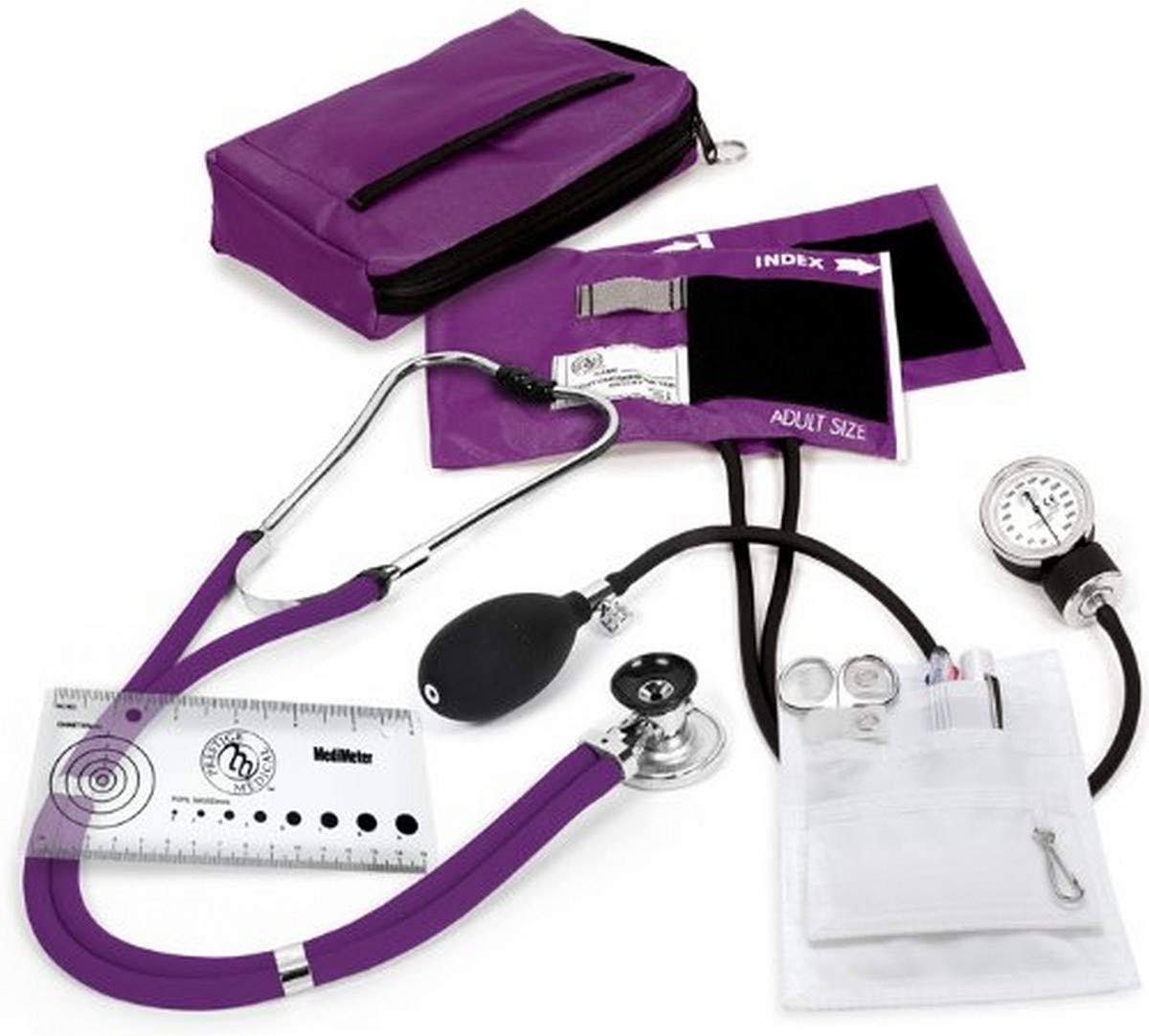 Purple Aneroid Sphygmomanometer Nurse Kit E69532