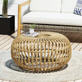 Round Rattan Wicker Coffee Table N50686