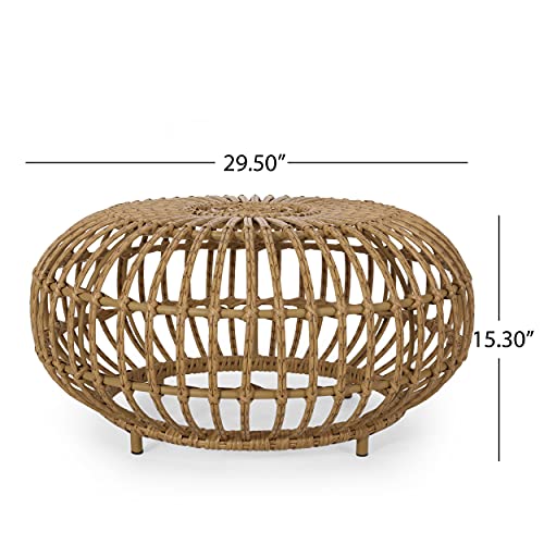 Round Rattan Wicker Coffee Table N50686
