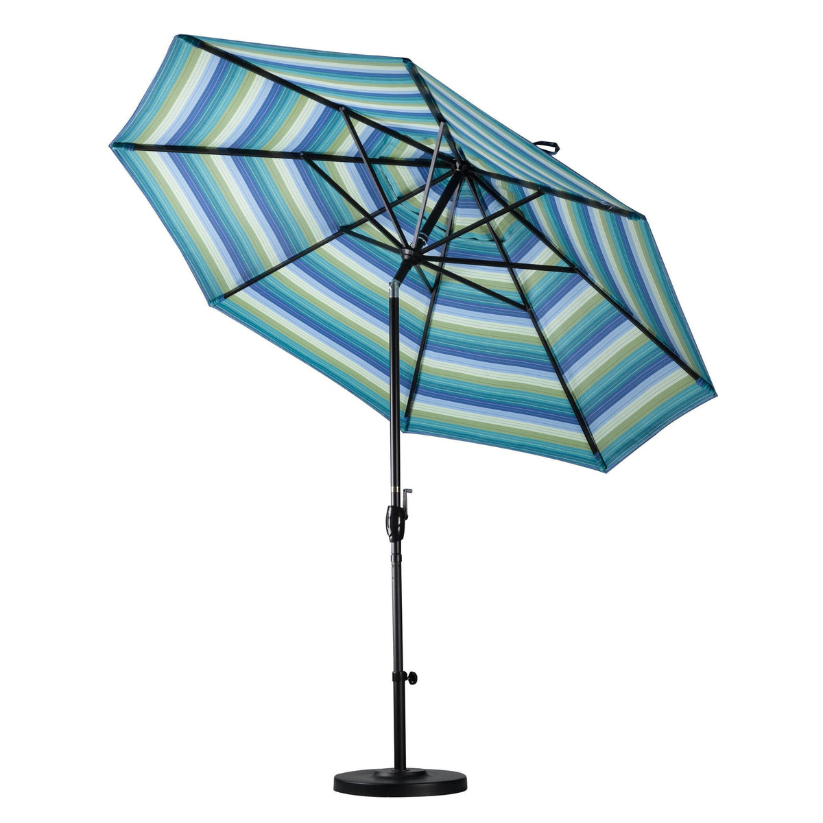 9 ft. Aluminum Push Button Tilt Olefin Market Umbrella, Red T88158