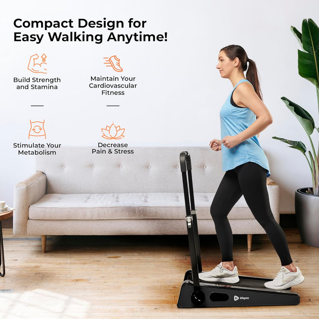 Smallest Portable Mini Walking Pad with Adjustable Handlebar, Max Speed 3 MPH, 30 inch Mini Walking Treadmill, 220 Lbs Max Weight X933
