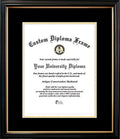Petite Certificate Mats and Black/Gold Trim, 10 x 14 I2844