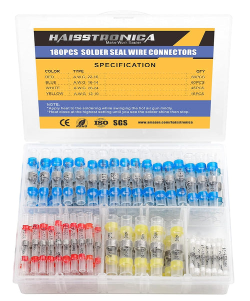 120PCS Marine Grade Heat Shrink Wire Connectors O253