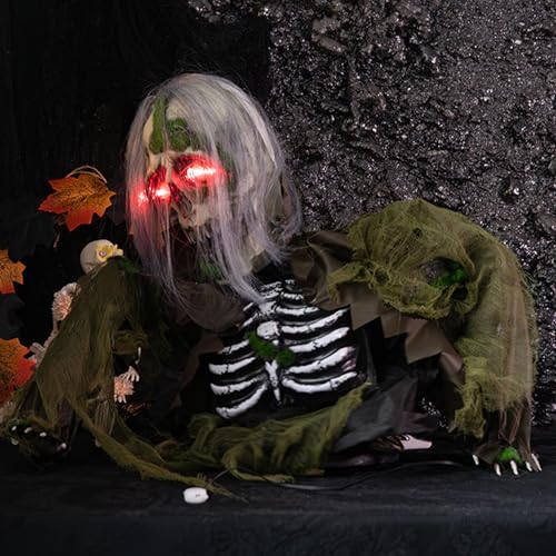 Animatronic Zombie Groundbreaker with Light and Sound X539431