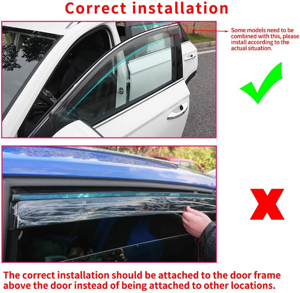 Smoke Window Deflectors for Chevrolet TRAX 2014-2018 I5451