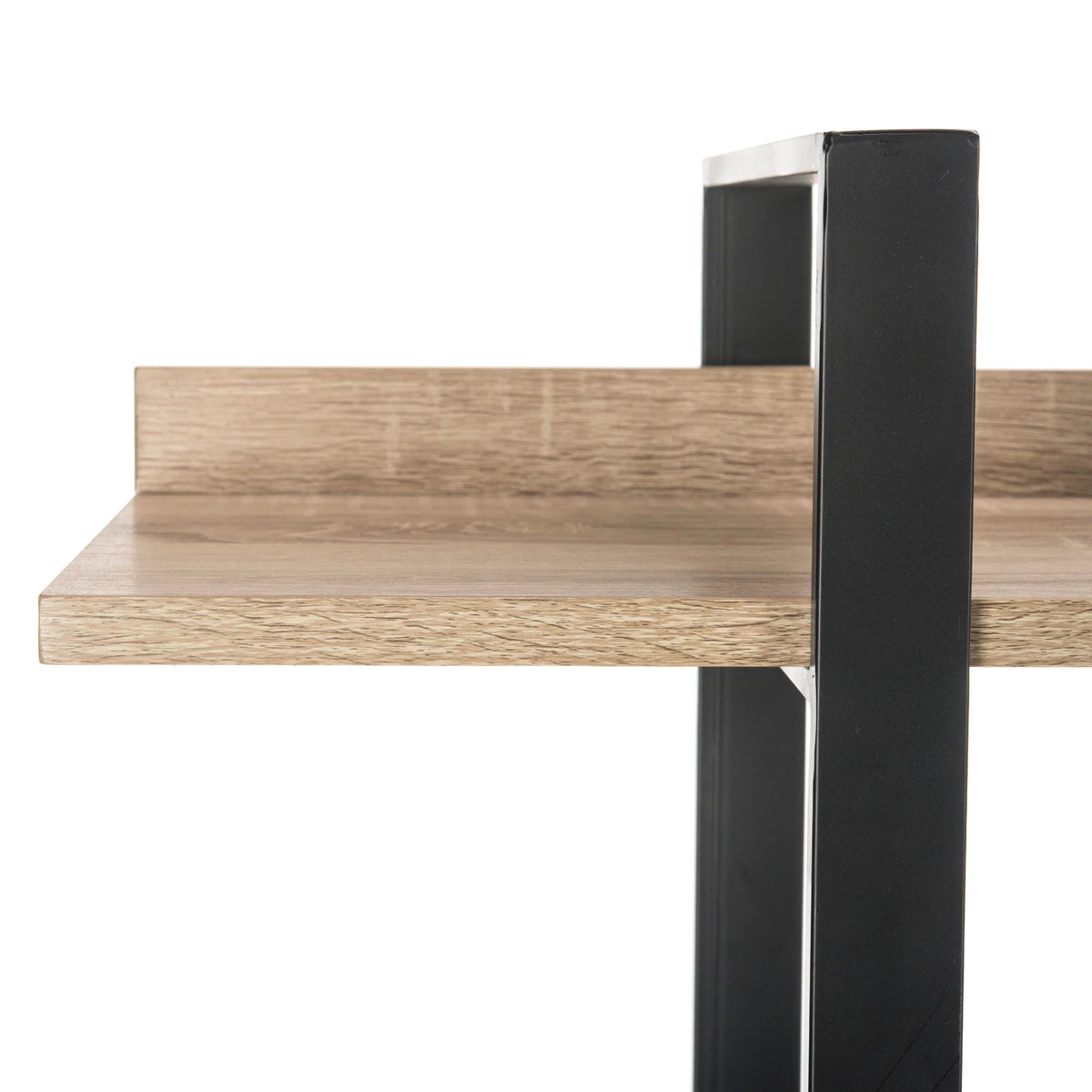 Oak Black 4 Tier Etagere C30370