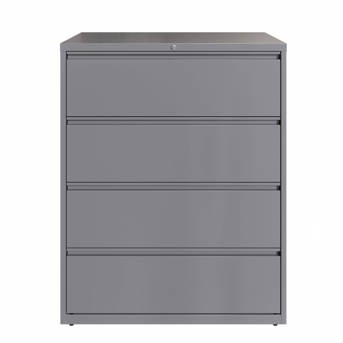 42-in Wide 4 Drawer Lateral File Cabinet Arctic Silver D398