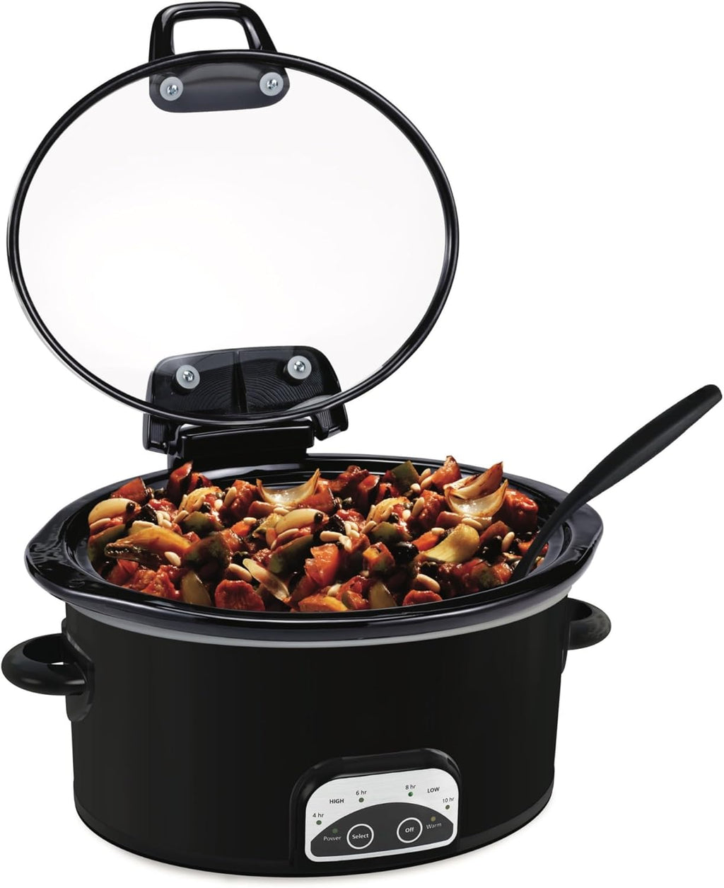 4.5-Quart Black Slow Cooker B2476