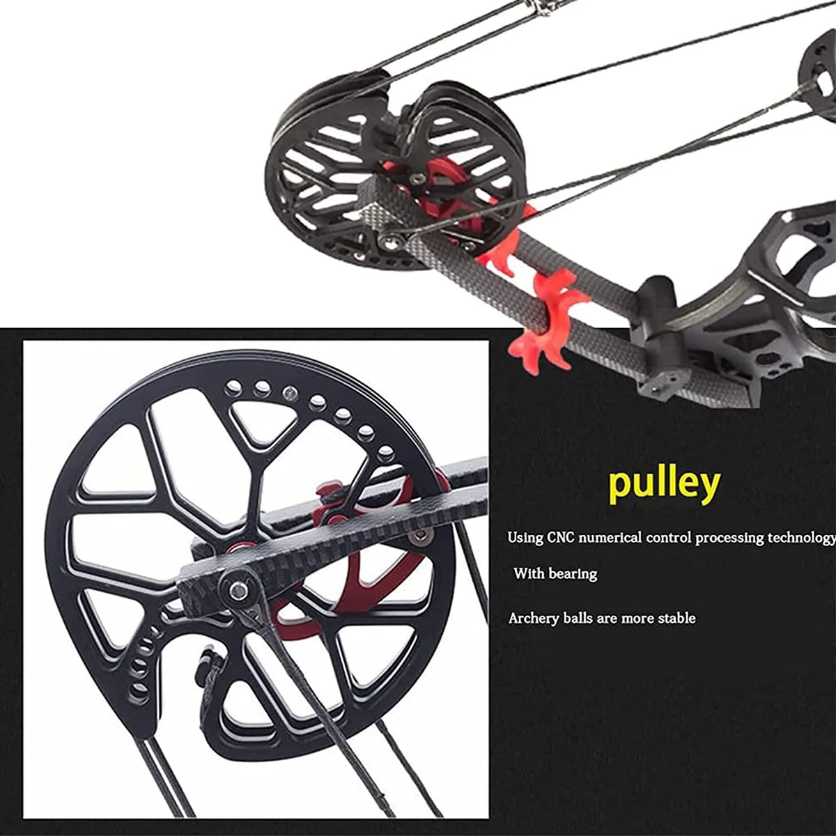 30-60 Pounds Composite Pulley Bow and Arrow H803848