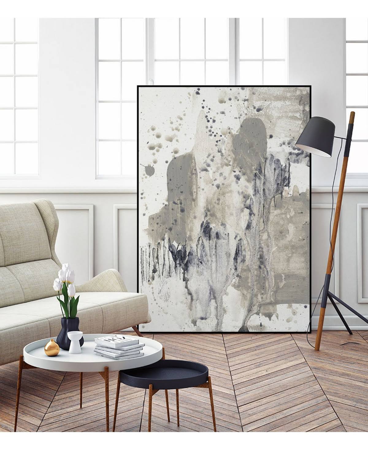 Framed Canvas Art Block V73049