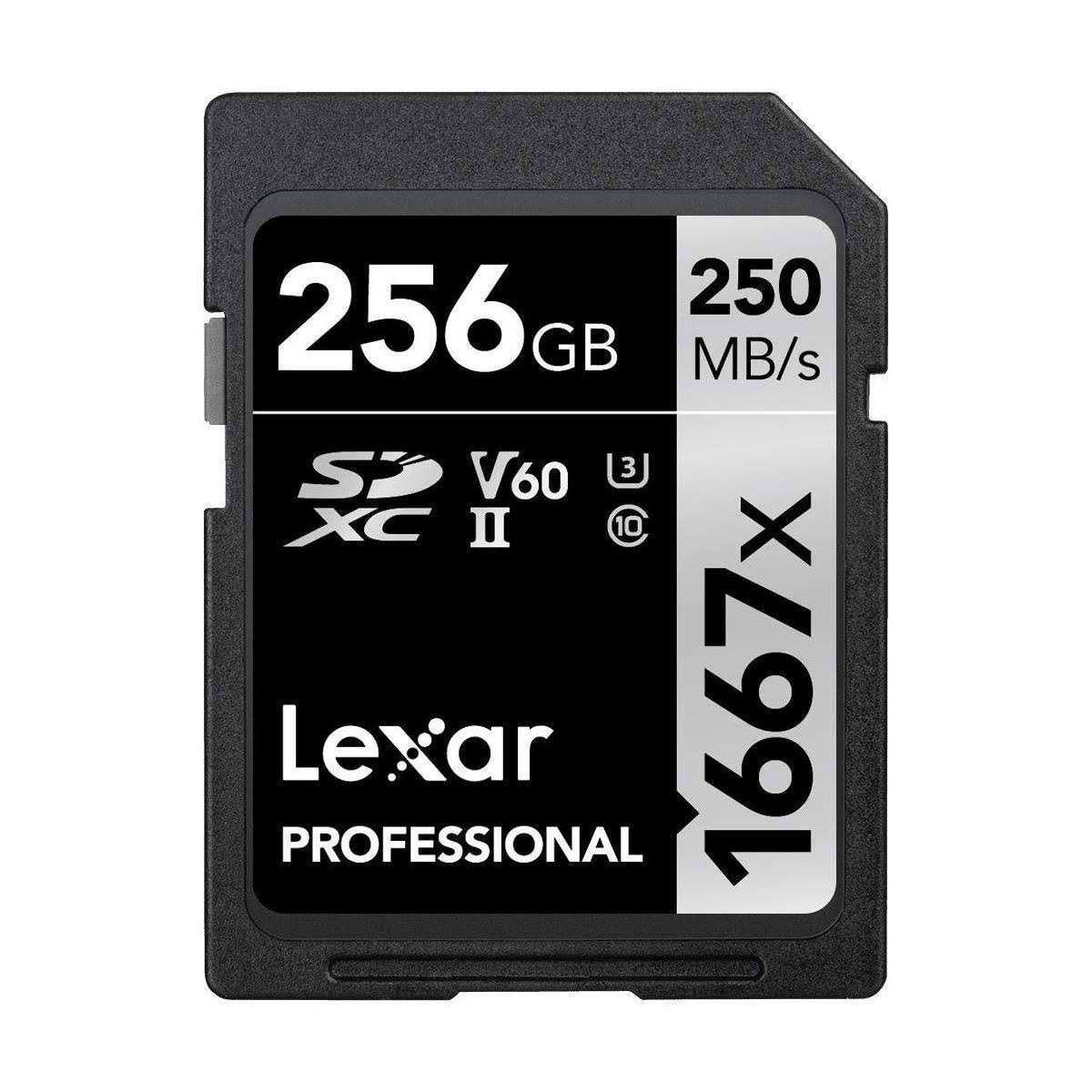 256gb SDXC Uhs-ii/u3 Memory Card W2472